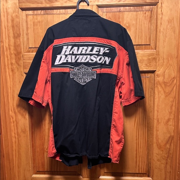 Harley-Davidson Black and Red Riding Shirt - Picture 3 of 3